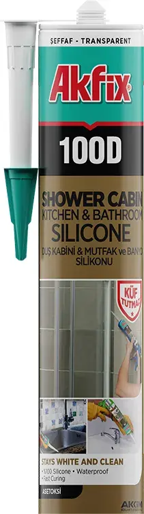 100D Duşkabini Mutfak Banyo Silikonu