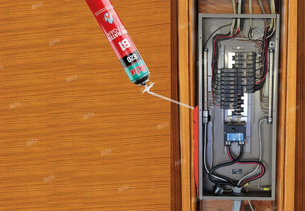 820 B1 Yangına Karşı Dayanıklı Poliüretan Köpük (Pipetli)