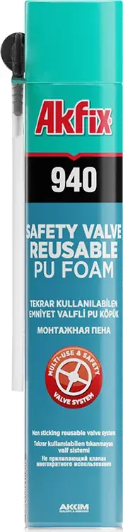 940 Emniyet Valfli PU Köpük