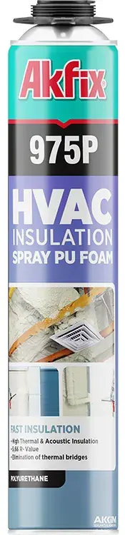 975P HVAC Isı Yalıtım Sprey PU Köpük