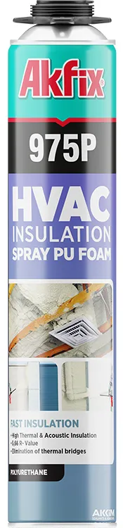 975P HVAC Isı Yalıtım Sprey PU Köpük