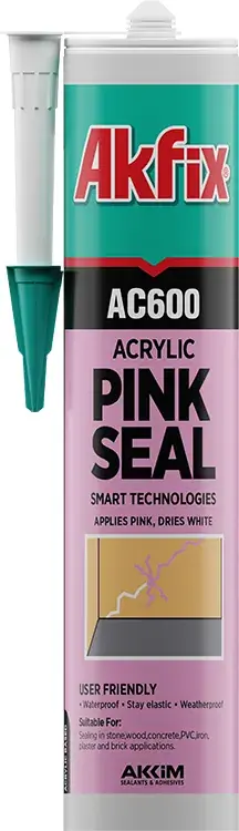 AC600 Pembe Akrilik Mastik
