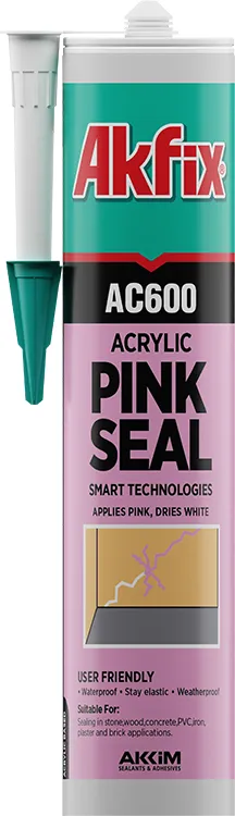AC600 Pembe Akrilik Mastik