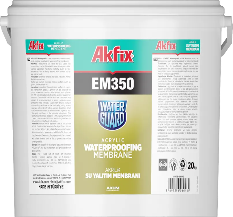 EM350 Waterguard Akrilik Su Yalıtım Membranı