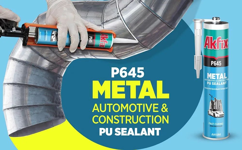 P645 PU Metal Mastiği (Otomotiv-İnşaat)