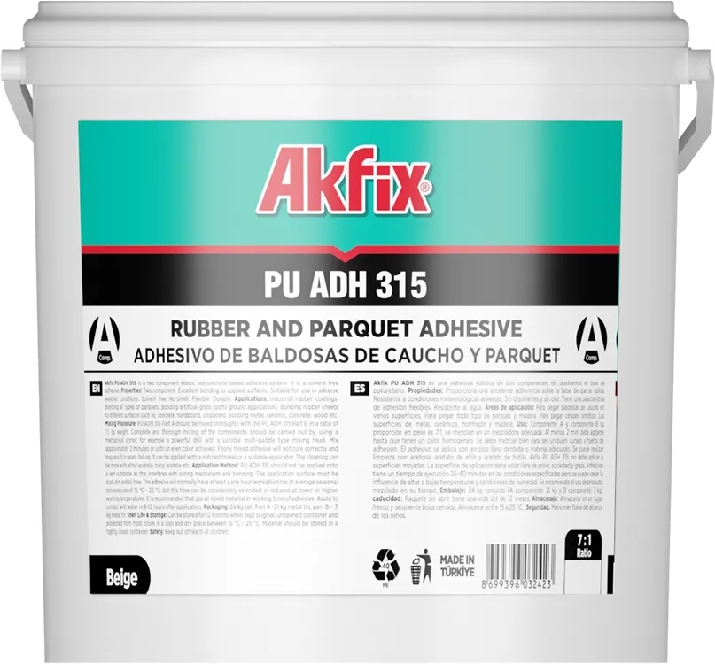 PU ADH 315 Kauçuk Karo ve Parke Yapıştırıcı