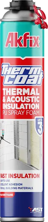 Thermcoat Termal ve Akustik Yalıtım Köpüğü (Tabancalı Kullanım)