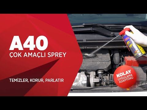 Akfix A40 Çok Amaçlı Sprey - Temizle, Korur, Parlatır!