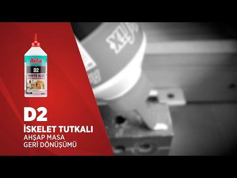 Ahşap işlerinde güvenilir yardımcı: Akfix D2 Beyaz İskelet Tutkalı