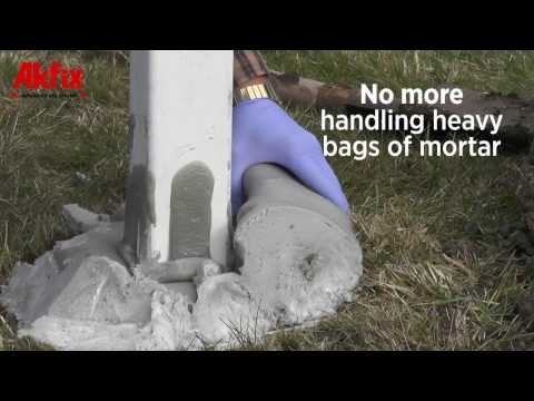 Akfix Fence Post Fix - Awning Installation (No Mortar)