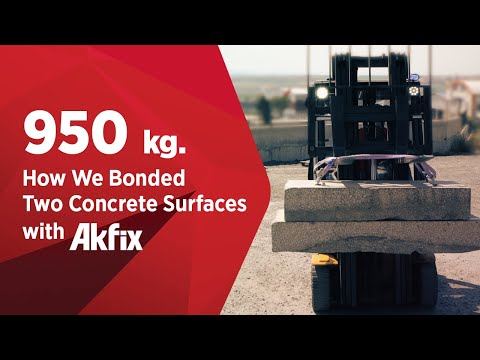 How We Bonded Two Concrete Surfaces with Akfix