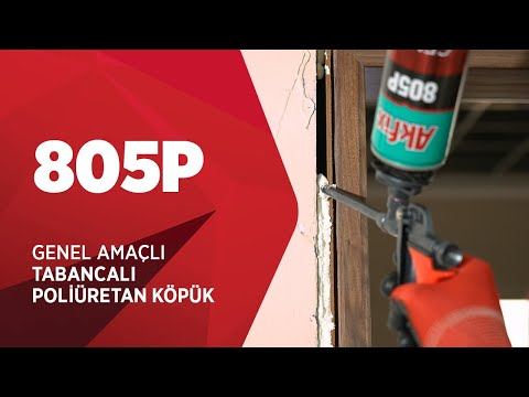 Akfix 805P Genel Amaçlı Tabancalı Poliüretan Montaj Köpüğü