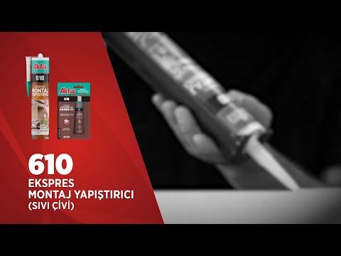 Akfix 610 Ekspres Montaj Yapıştırıcı Sıvı Çivi
