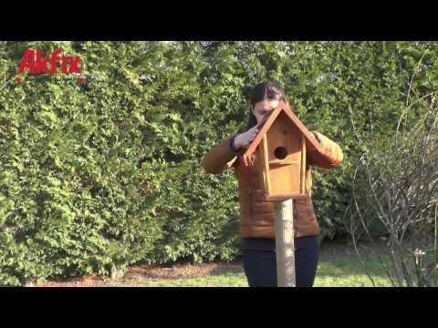 Akfix Fence Post Fix - Birdhouse Installation (No Mortar)