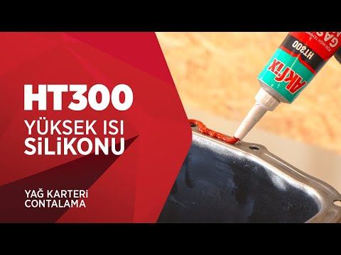 Akfix HT300 Yüksek Isı Silikonu Karter Contalama