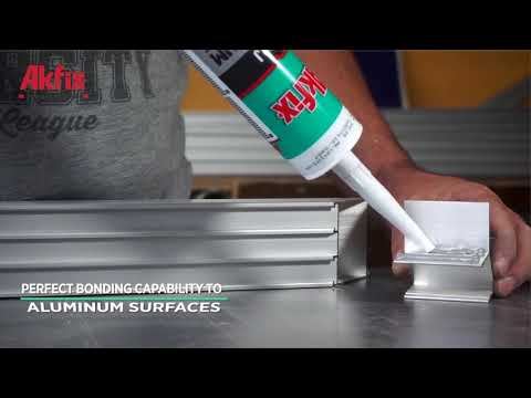 Akfix 612J PU Ekspres Alüminyum Köşe Yapıştırıcısı Nasıl Kullanılır?