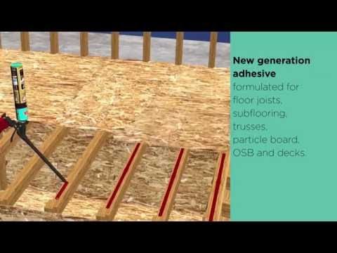 How to Subfloor Adhesive Installation Application