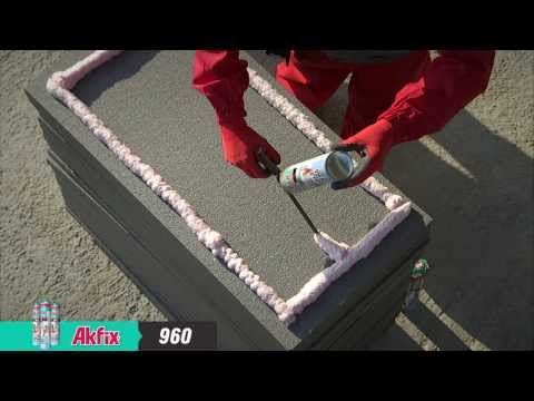 Akfix 960 Yapıştırıcı Köpük Uygulaması