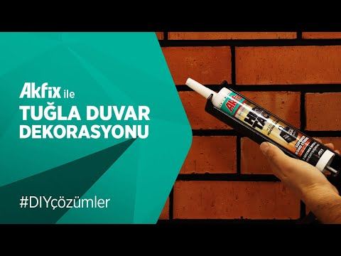Akfix ile Tuğla Duvar Dekorasyonu