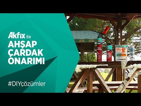 Akfix ile Ahşap Çardak Onarımı