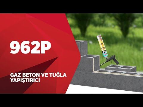 Akfix 962P Gaz Beton ve Tuğla Yapıştırıcı