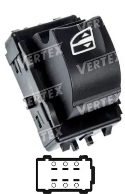CAM ACMA KAPAMA ANAHTARI [SAG CAM TEKLI - 8P.] [RENAULT MEGANE III/FLUENCE/LAGUNA]