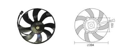 FAN MOTORU [] [VW.POLO/CORDOBA 1,4TDI 2007->]