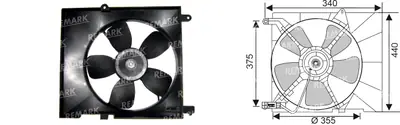 FAN MOTORU [] [CHEVROLET AVEA/KALOS 1,6]