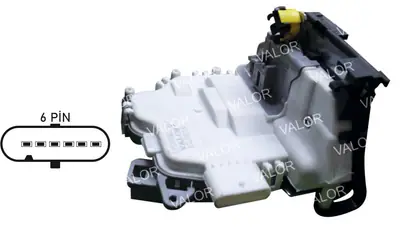 KAPI KILIT MOTORU [6P. SOL ARKA] [SEAT LEON 2013->2015]