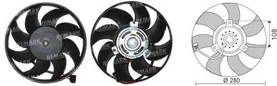 FAN MOTORU [] [VW.TRANSPORTER T4 2,4-2,5 TDI 1994->2001]