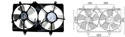 FAN MOTORU [CIFTLI] [TOYOTA COROLLA 1998->2002]