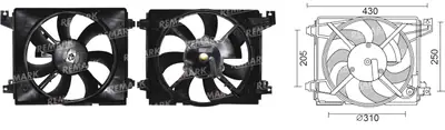 FAN MOTORU [] [HYUNDAI ELENTRA 2001->2003]