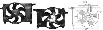 FAN MOTORU [] [OPEL CORSA COMB01,4I 1993->2001]