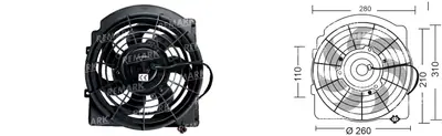 FAN MOTORU [KLIMA] [OPEL CORSA 1,4I 2000->2006]