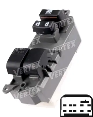 CAM ACMA KAPAMA ANAHTARI [SOL 2CAM - 10P.] [TOYOTA COROLLA 2007 ->2012]