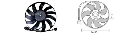 FAN MOTORU [] [VW.GOLF IV/LEON 1,4-1,6FSI 2003->]