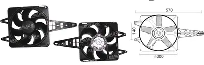 FAN MOTORU [] [FIAT TEMPRA]