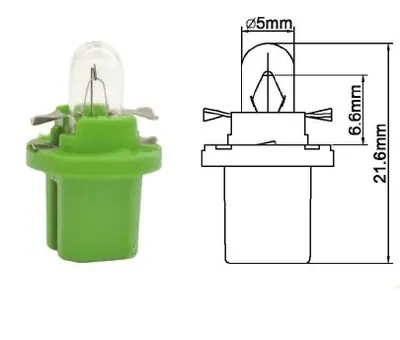 AMPUL DİPSİZ [12V. T5 1,2W. KÜÇÜK SOKETLI]