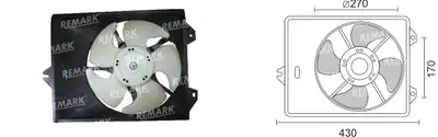 FAN MOTORU [] [MITSUBISHI COLT 95-2003 1,3-1,5]