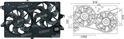 FAN MOTORU [CIFTLI] [FORD MONDEO 2,5 ]