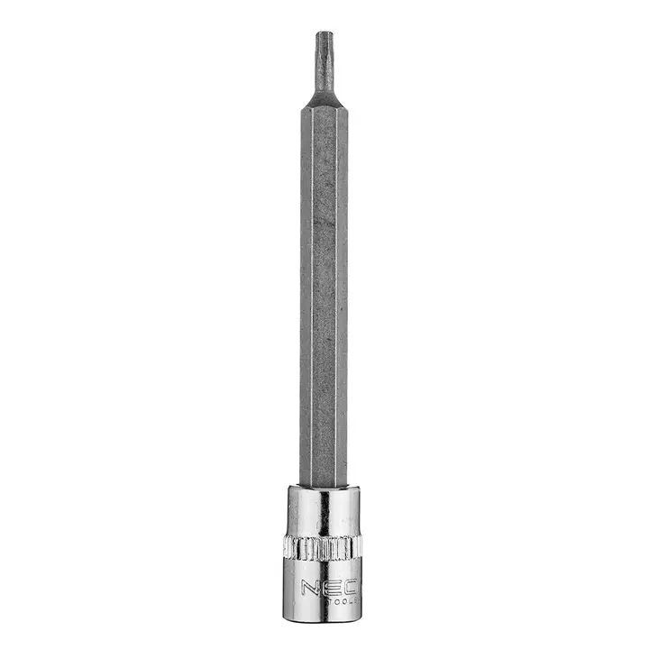 Torx TX10 1/4 lokma üzerine uç, uzun, 87 mm