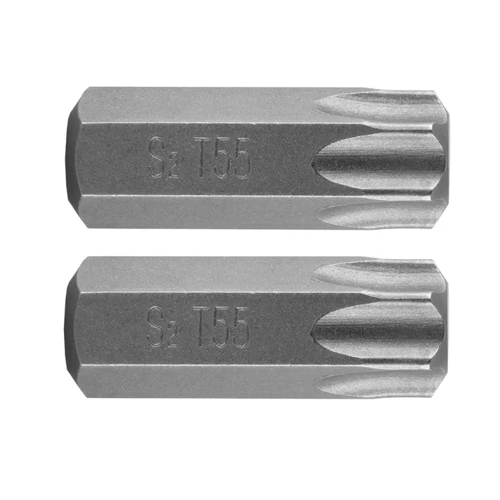 Torx uç T55 x 30 mm, S2, 2 adet
