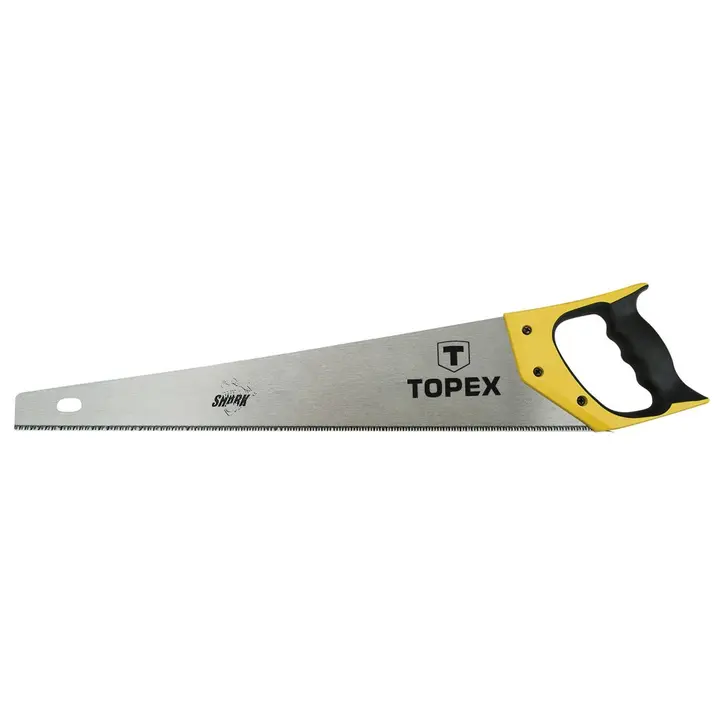 El testeresi 500 mm, Shark, 11 TPI, 3 kenarı bilenmiş sertleştirilmiş diş, çift malzemeli sap