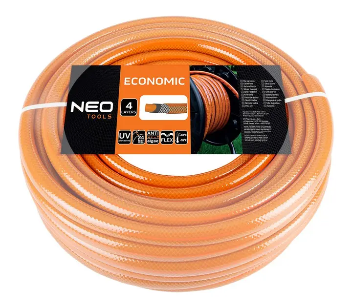 Bahçe hortumu 3/4 x 50 m, 4 katlı NEO ECONOMIC