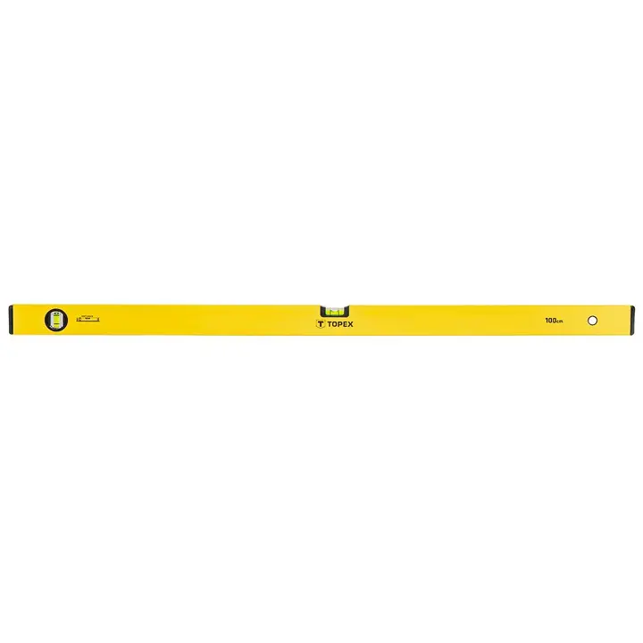 Alüminyum su terazisi, tip 500, 100 cm, 2 kabarcık