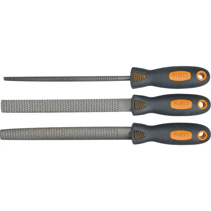 Ahşap Eğe, 200 mm, 3 Parça Set