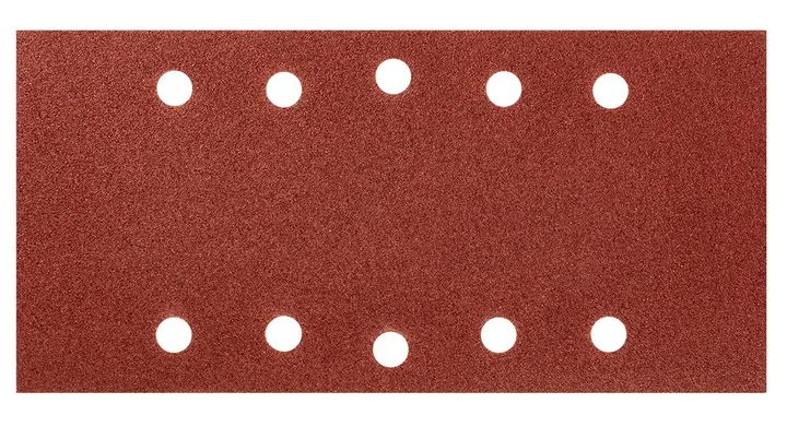Cırt bantlı zımpara kağıdı 115 x 230 mm, P100, 5 adet, 10 delikli