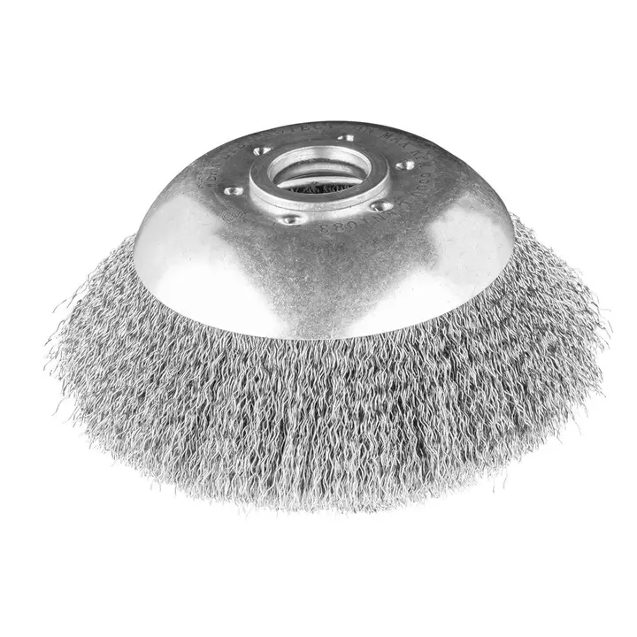 Benzinli tırpan için tel fırça 150 x 25.4 mm, yumuşak, dalgalı tel