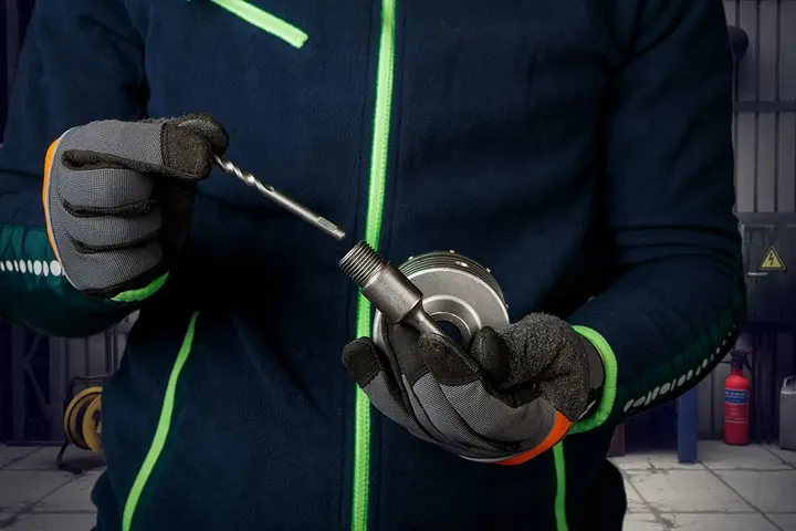SDS Plus adaptör ve kılavuz matkap ucu M22 110 mm