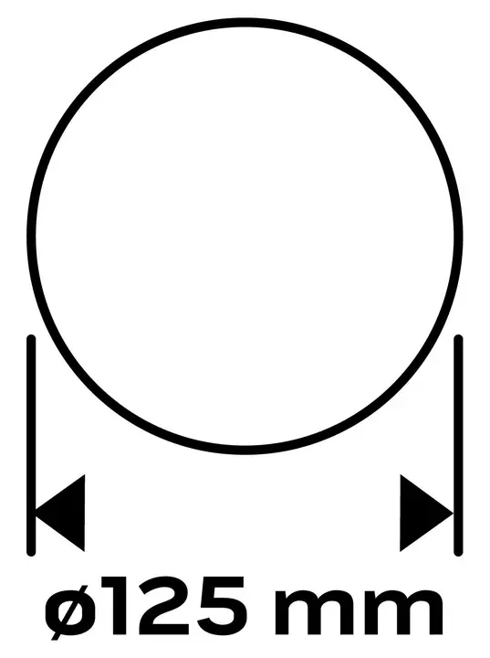 Cırt bantlı zımpara diski 125 mm, P